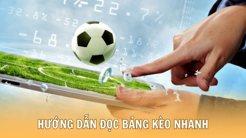 Hướng dẫn đọc bảng kèo và tra cứu nhanh trên keonhacai5